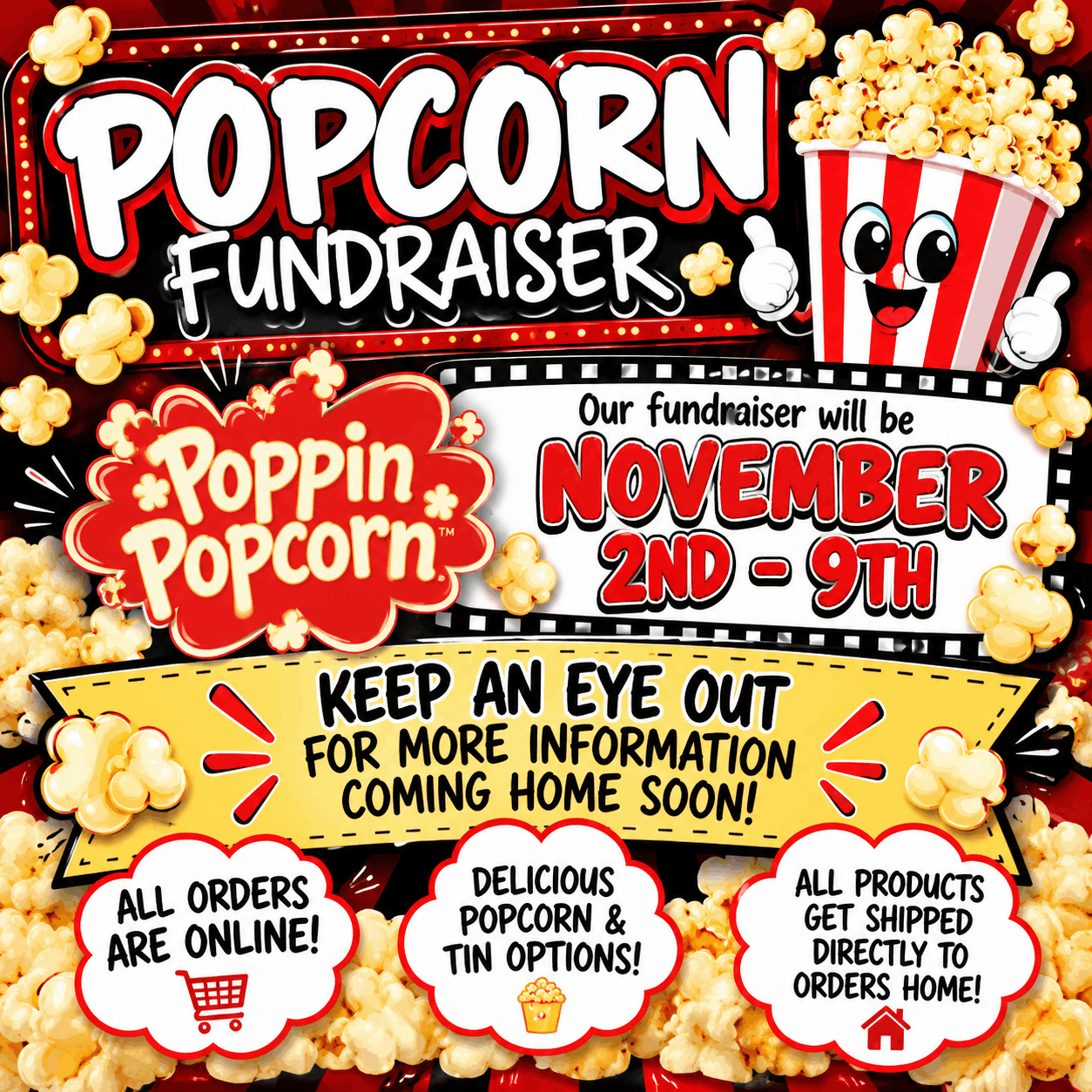 Poppin' Popcorn Fundraiser